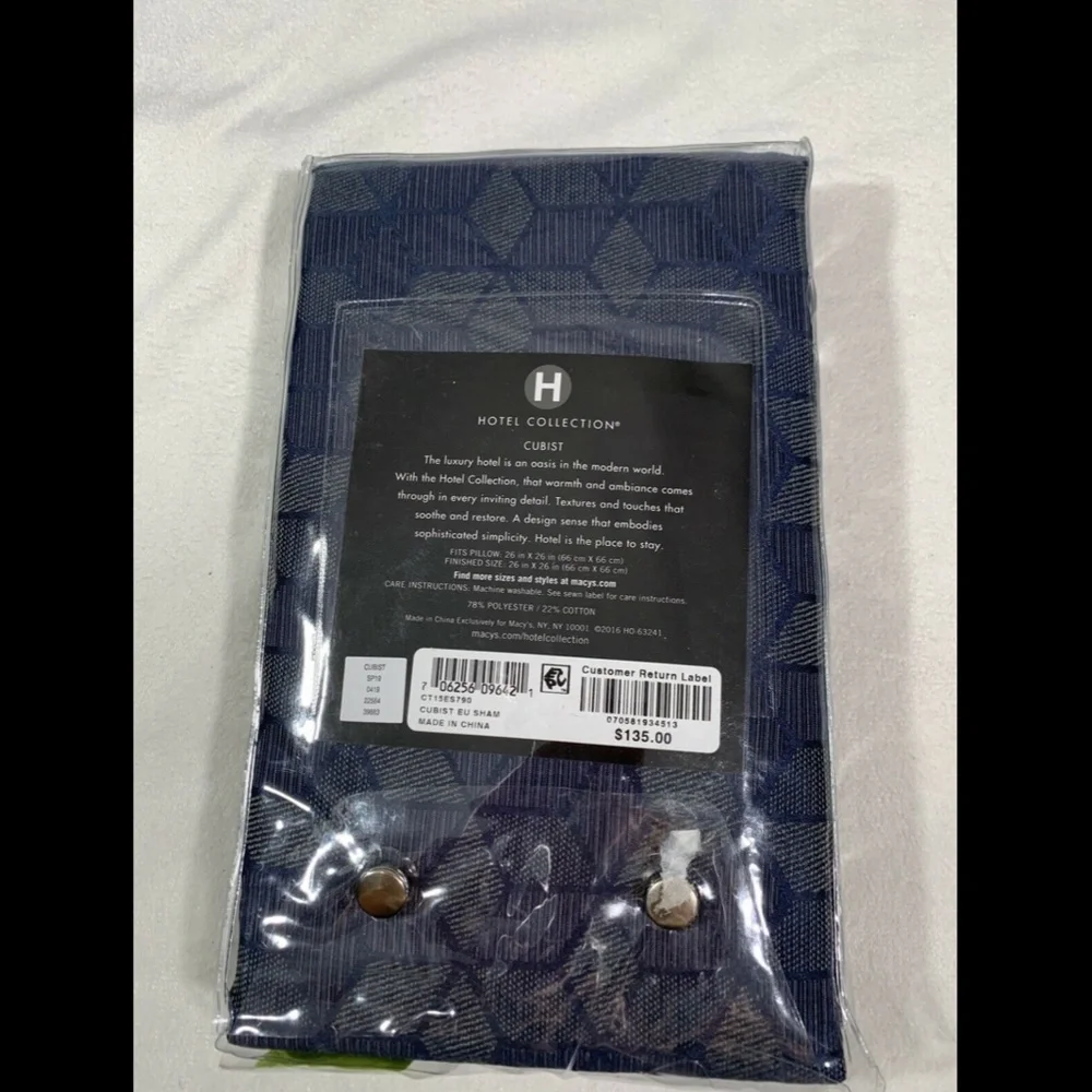 NIB Hotel Collection Cubist (1) European Sham Euro‎ Case